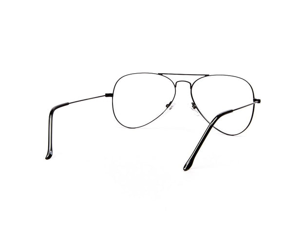 Specsmakers - Unisex DB Oval Full Frame - Black Shine BLACK - AML3001 - (LENSES INCLUDED)*