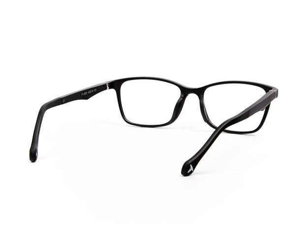 Peepstar - KIDS Rectangle Full Frame - Black Matt BLACK - AMLT14001 - (LENSES INCLUDED)*