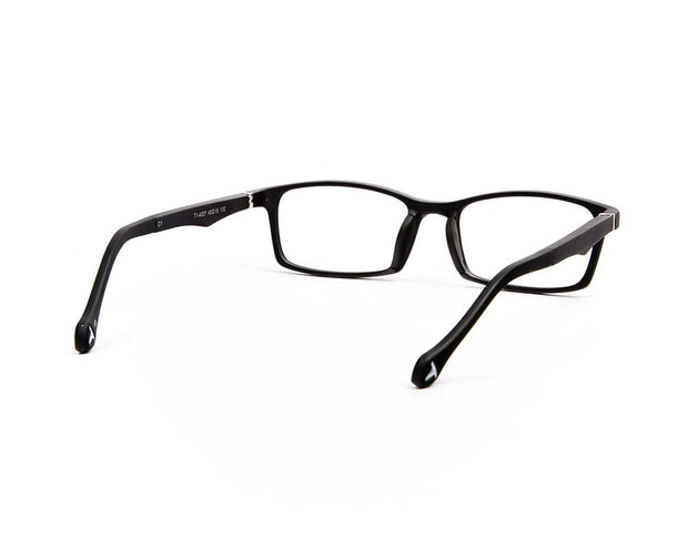 Peepstar - KIDS Rectangle Full Frame - Black Matt BLACK - AMLT14007 - (LENSES INCLUDED)*