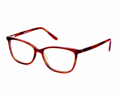 Cateye Brown Tortise with Brown ACETATE Full Frame AMI5010 - Specsmakers
