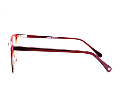 Rectangle PINK SHINE with Red ACETATE Full Frame AMI5008 - Specsmakers