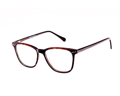 Rectangle Brown Shine with Brown ACETATE Full Frame AMI5008 - Specsmakers
