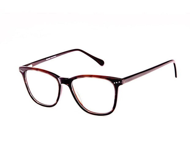 Rectangle Brown Shine with Brown ACETATE Full Frame AMI5008 - Specsmakers