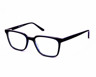 Square Blue Shine with Blue ACETATE Full Frame AMI5006 - Specsmakers