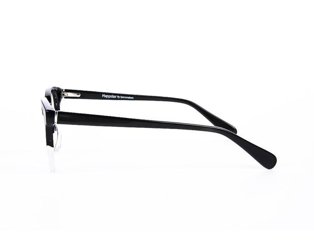 Round BLACK  DUO WITH BLACK Happster NO17304 - Specsmakers