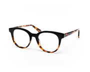 Round BLACK  DUO WITH Tortise Happster NO17304 - Specsmakers