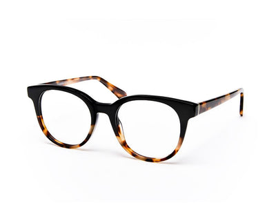 Round BLACK  DUO WITH Tortise Happster NO17304 - Specsmakers