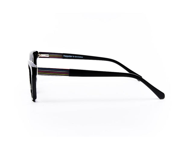 Square Black Shine WITH BLACK Happster NO17273 - (LENSES INCLUDED)*