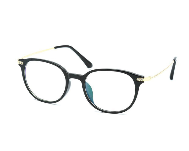 Round Shell Frame Black Shine 8217 - Specsmakers