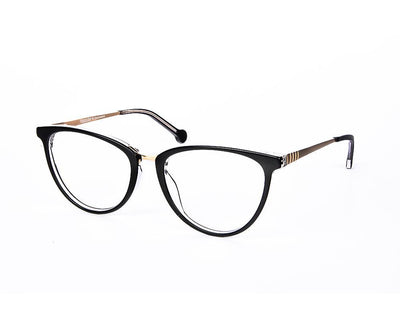 Cateye Black Shine WITH Gold Happster NO17279 - Specsmakers