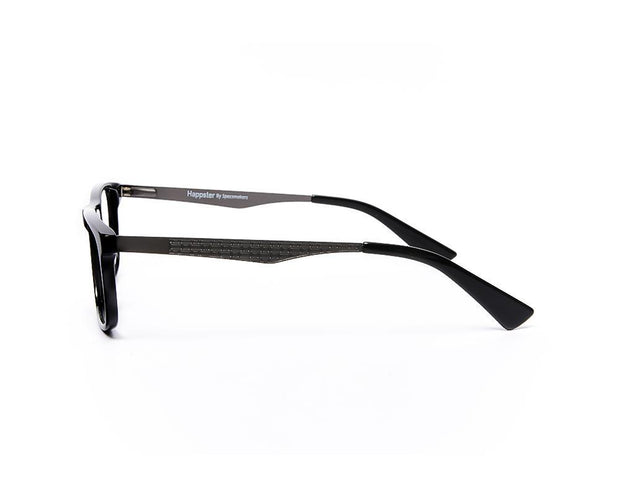 Rectangle Black Shine WITH Grey Metallic Happster NO17302 - (LENSES INCLUDED)*