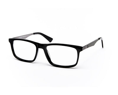 Rectangle Black Shine WITH Grey Metallic Happster NO17302 - Specsmakers
