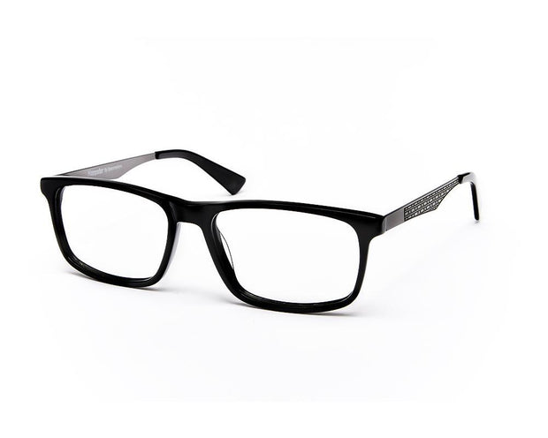 Rectangle Black Shine WITH Grey Metallic Happster NO17302 - Specsmakers