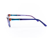 Rectangle Blue Shine WITH Blue Happster NO17307 - (LENSES INCLUDED)*