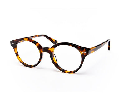Round Brown Tortise WITH Tortise Happster NO17277 - Specsmakers