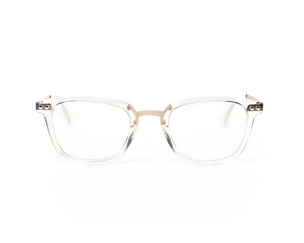 Square Crystal White WITH Gold Happster NO17285 - Specsmakers