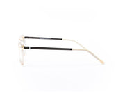 Square Crystal White WITH Gold Happster NO17285 - Specsmakers