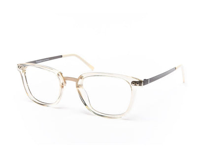 Square Crystal White WITH Gold Happster NO17285 - (LENSES INCLUDED)*