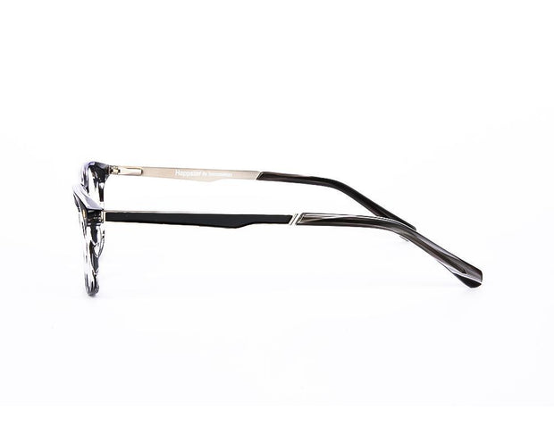 Cateye Grey STRIPE WITH BLACK Happster NO17278 - (LENSES INCLUDED)*