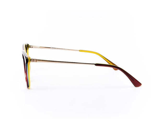 Cateye LIGHT Brown WITH Gold Happster NO17301 - (LENSES INCLUDED)*