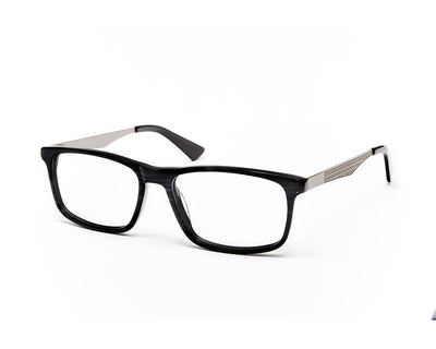 Rectangle Olive Grey WITH SILVER Happster NO17302 - (LENSES INCLUDED)*