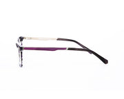 Cateye Purple STRIPE WITH Purple Happster NO17278 - (LENSES INCLUDED)*