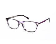 Cateye Purple STRIPE WITH Purple Happster NO17278 - (LENSES INCLUDED)*