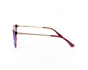 Cateye Purple Shine WITH Gold Happster NO17301 - (LENSES INCLUDED)*